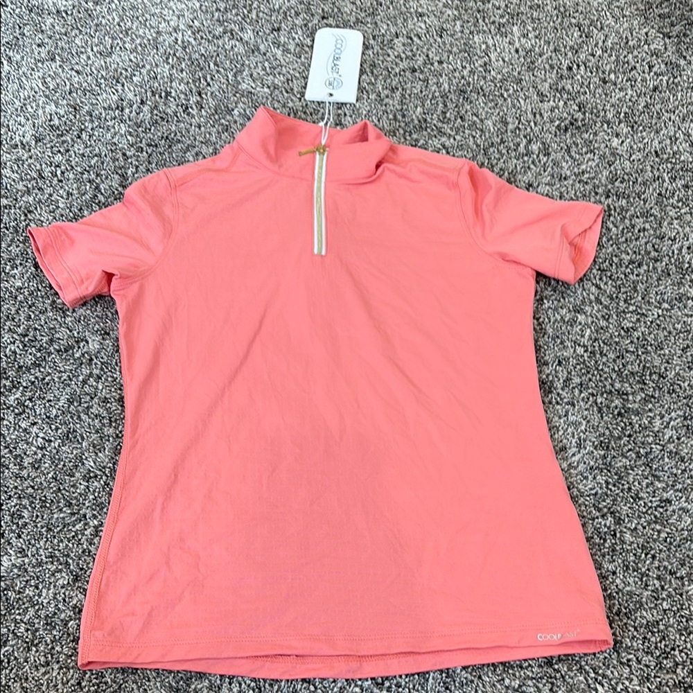 Cool blast 100 kids Colleen short sleeve riding shirt pink